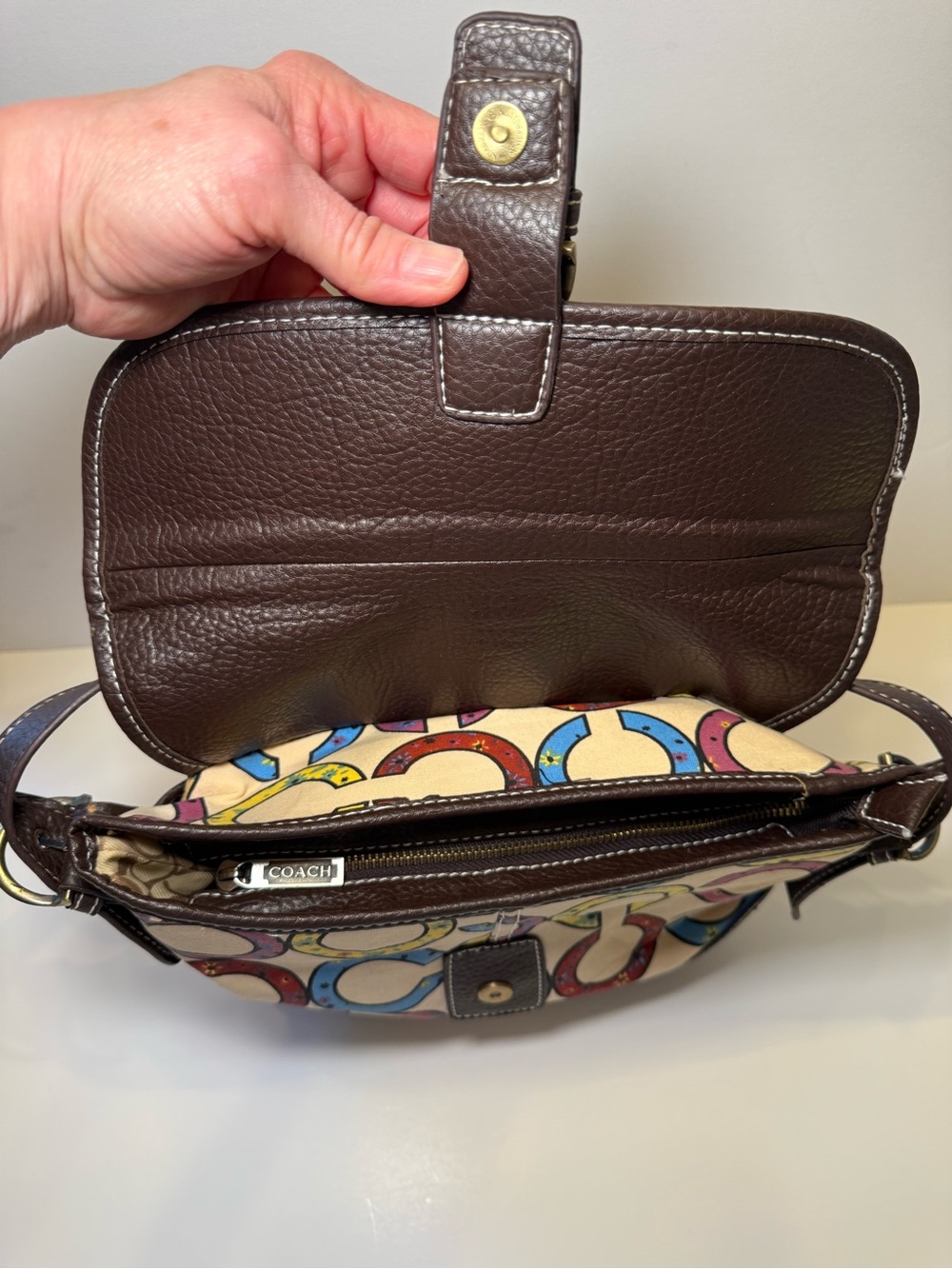 Vintage Coach Bag y2k 1990s - Picture 8 of 15